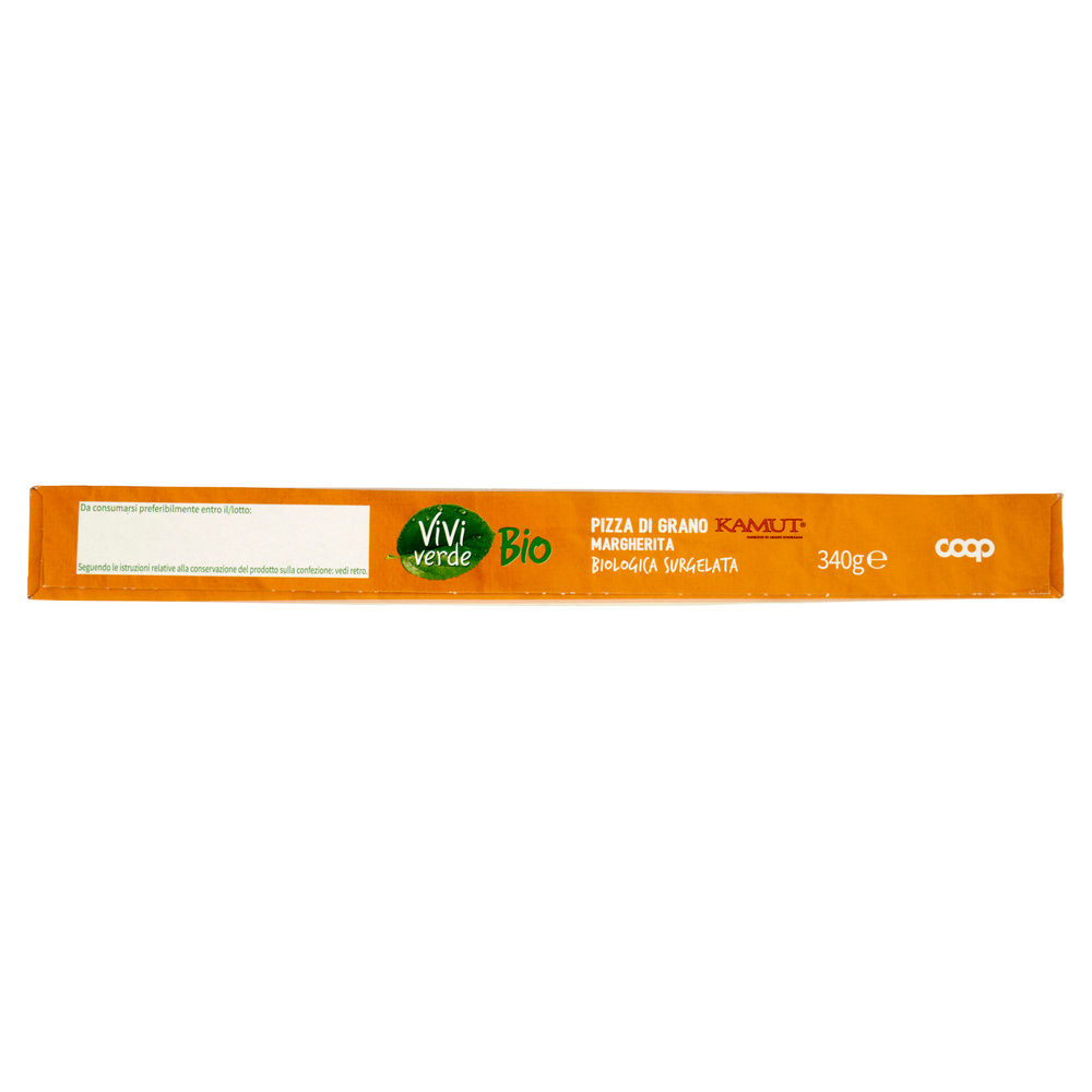 PIZZA MARGHERITA BIO CON IMPASTO KAMUT VIVIVERDE COOP SURGELATA G 340 - 5