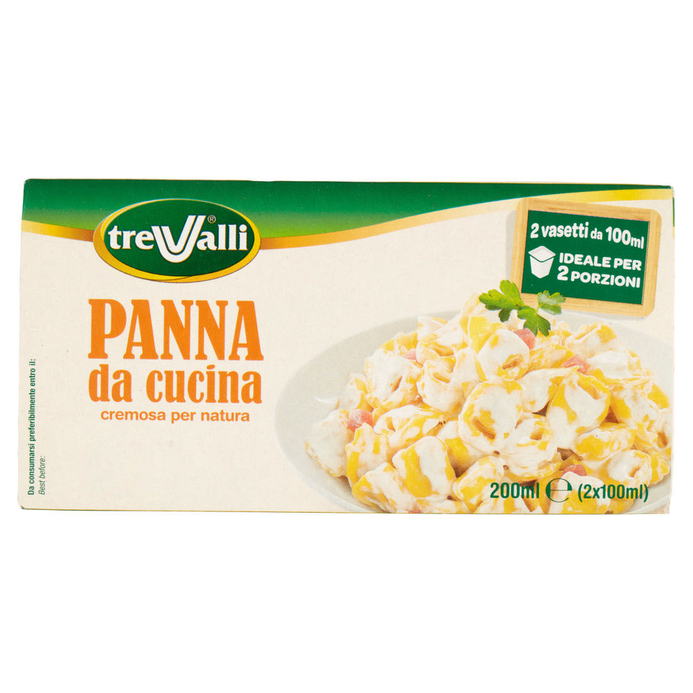 PANNA UHT CUCINA TRE VALLI VASETTI 2X100 ML - 4