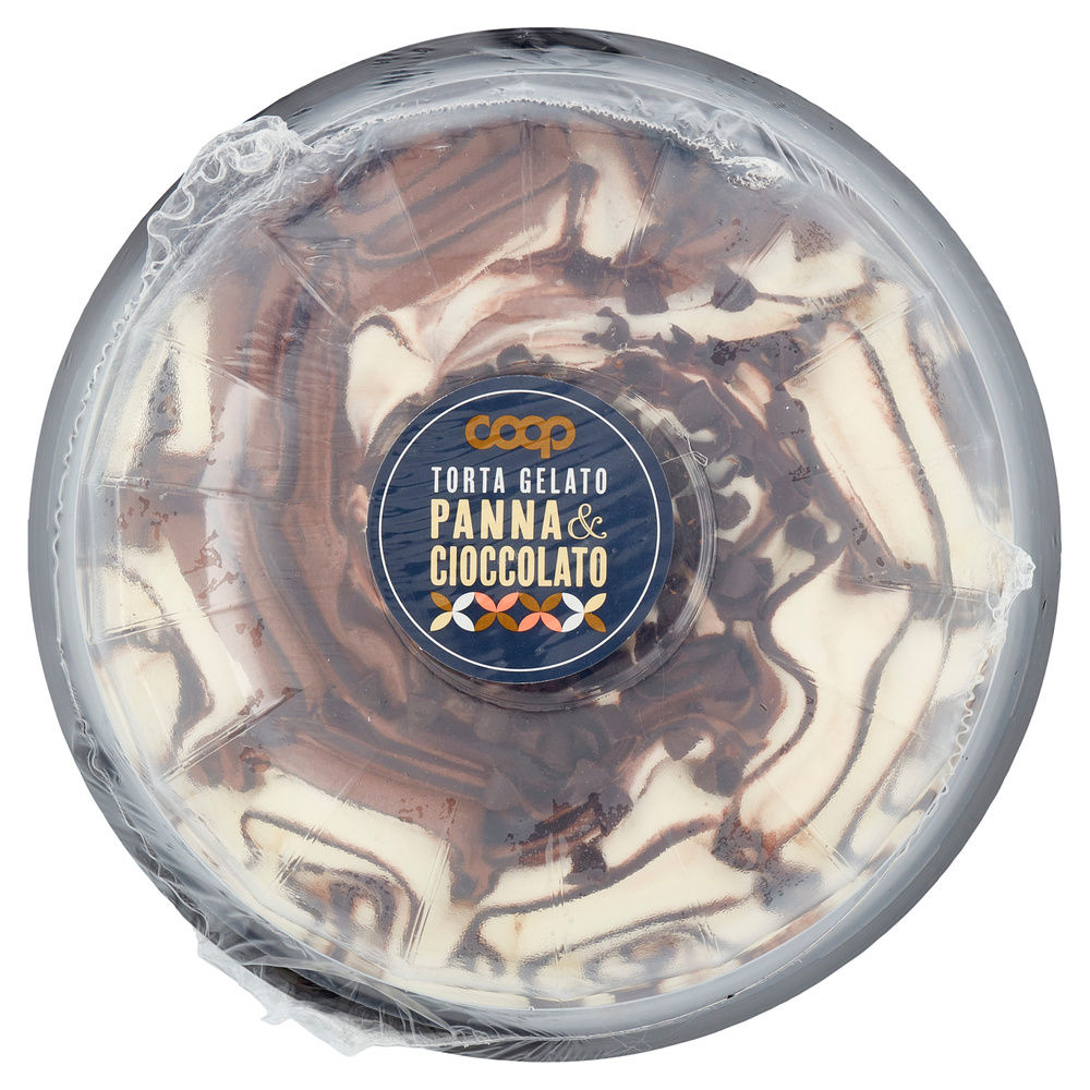 TORTA GELATO PANNA E CIOCCOLATO COOP VASSOIO G 700 - 3