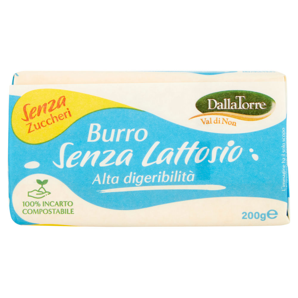 BURRO 0% LATTOSIO DALLE TORRE PANETTO 200G - 0