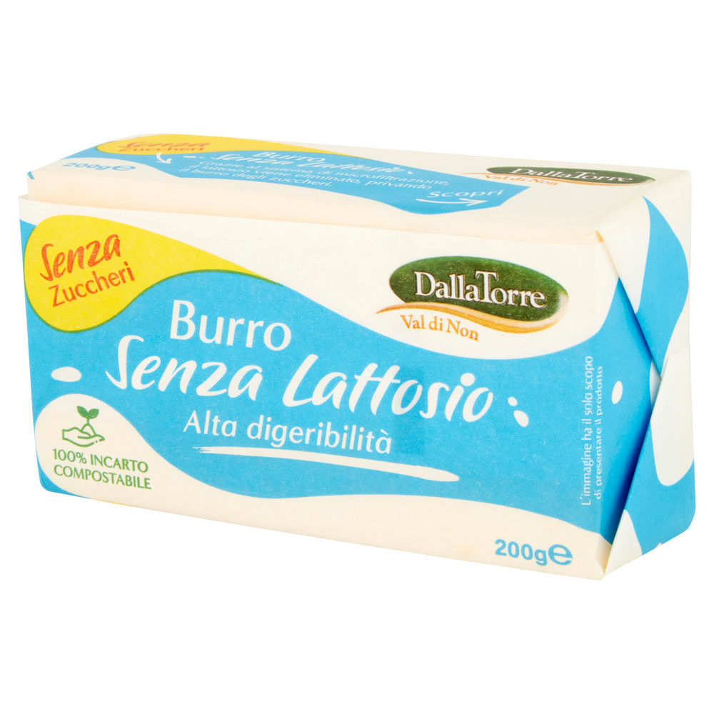 BURRO 0% LATTOSIO DALLE TORRE PANETTO 200G - 2