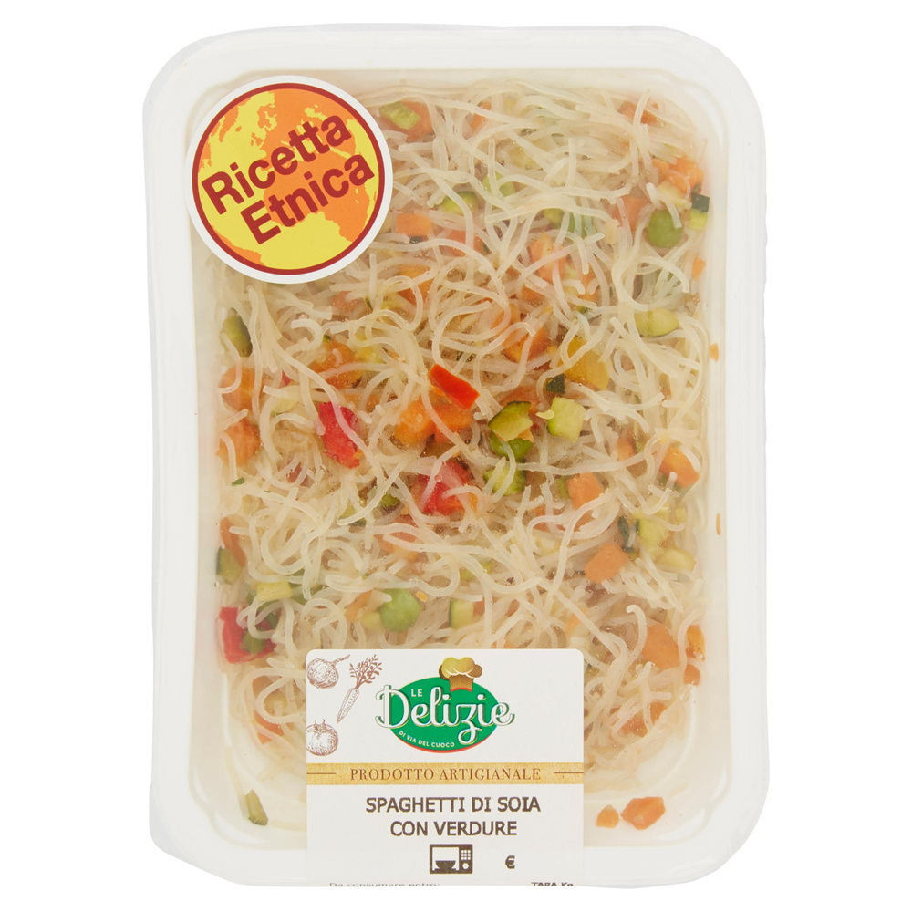 SPAGHETTI SOIA C/VERDURE T/A CA 250 G LINEA ETNICA LE DELIZIE IN TAVOLA - 2