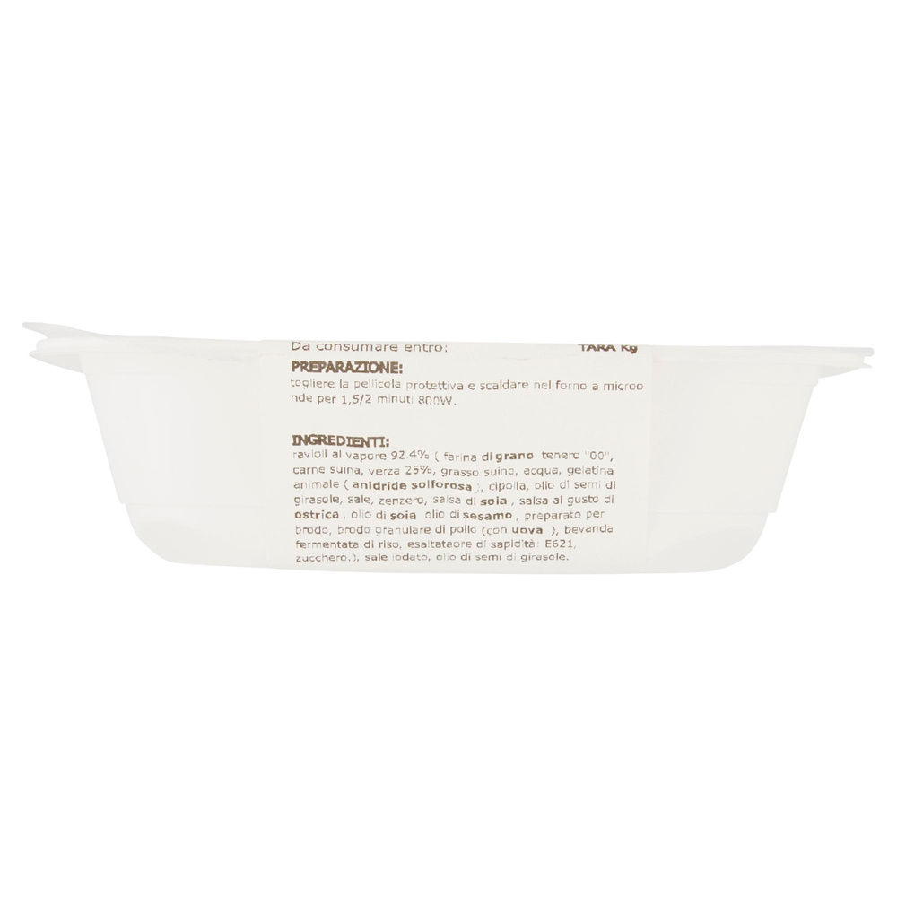 RAVIOLI  DI CARNE AL VAPORE T/A CA 190 G LINEA ETNICA LE DELIZIE VIA DEL CUOCO - 2