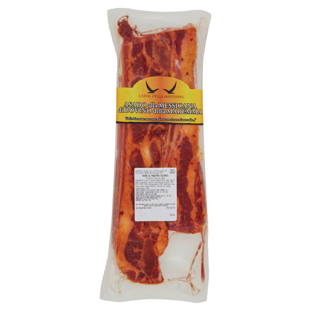 ASADO DI BOVINO ADULTO DELLA MAREMMA PICCANTE S/V 500 G CA SANDRI - 0