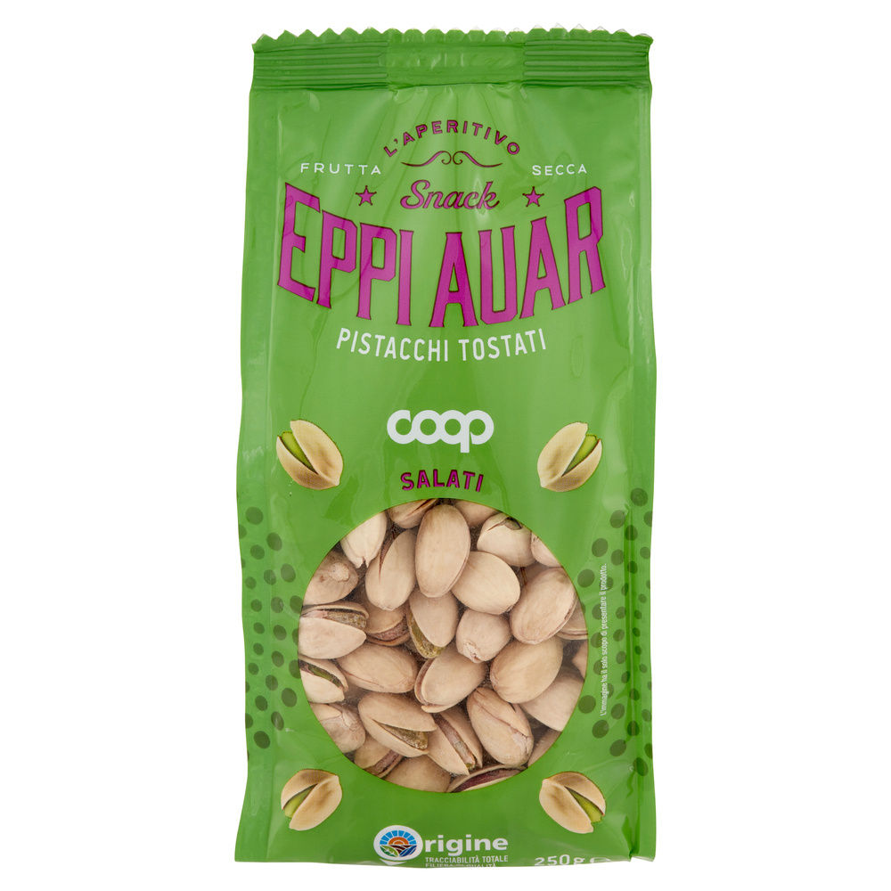 PISTACCHI TOSTATI SALATI  EPPI AUAR COOP ES 21-25 BS G 250 - 11