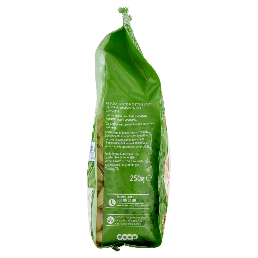 PISTACCHI TOSTATI SALATI  EPPI AUAR COOP ES 21-25 BS G 250 - 13