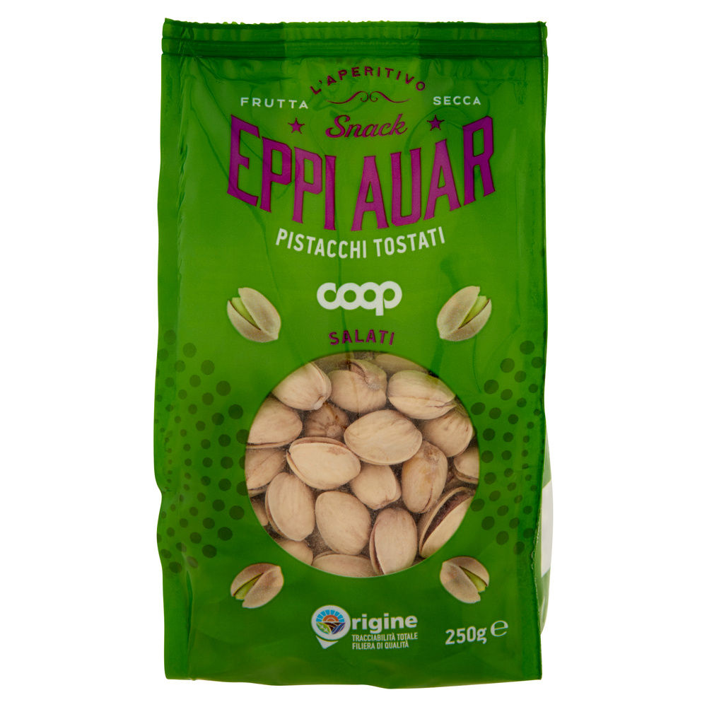 PISTACCHI TOSTATI SALATI  EPPI AUAR COOP ES 21-25 BS G 250 - 8