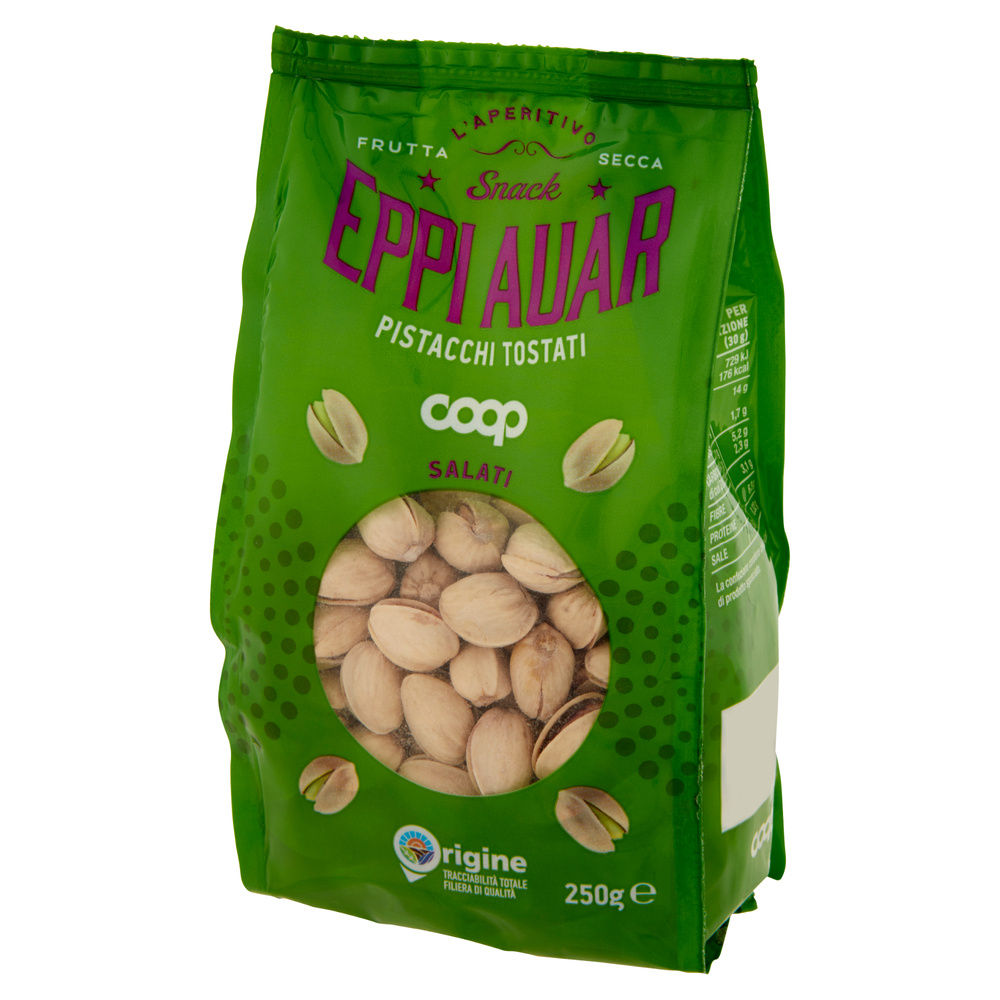 PISTACCHI TOSTATI SALATI  EPPI AUAR COOP ES 21-25 BS G 250 - 4