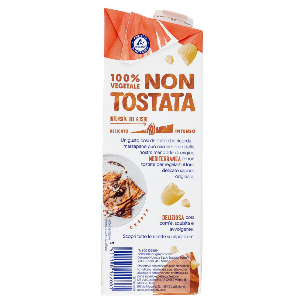 ALPRO MANDORLA NON TOSTATA DRINK SENZA ZUCCHERO BRICK L 1 - 6