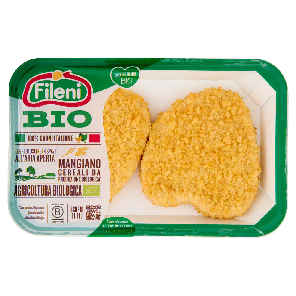 COTOLETTA DI POLLO BIOLOGICO ATP 220 G FILENI BIO - 0