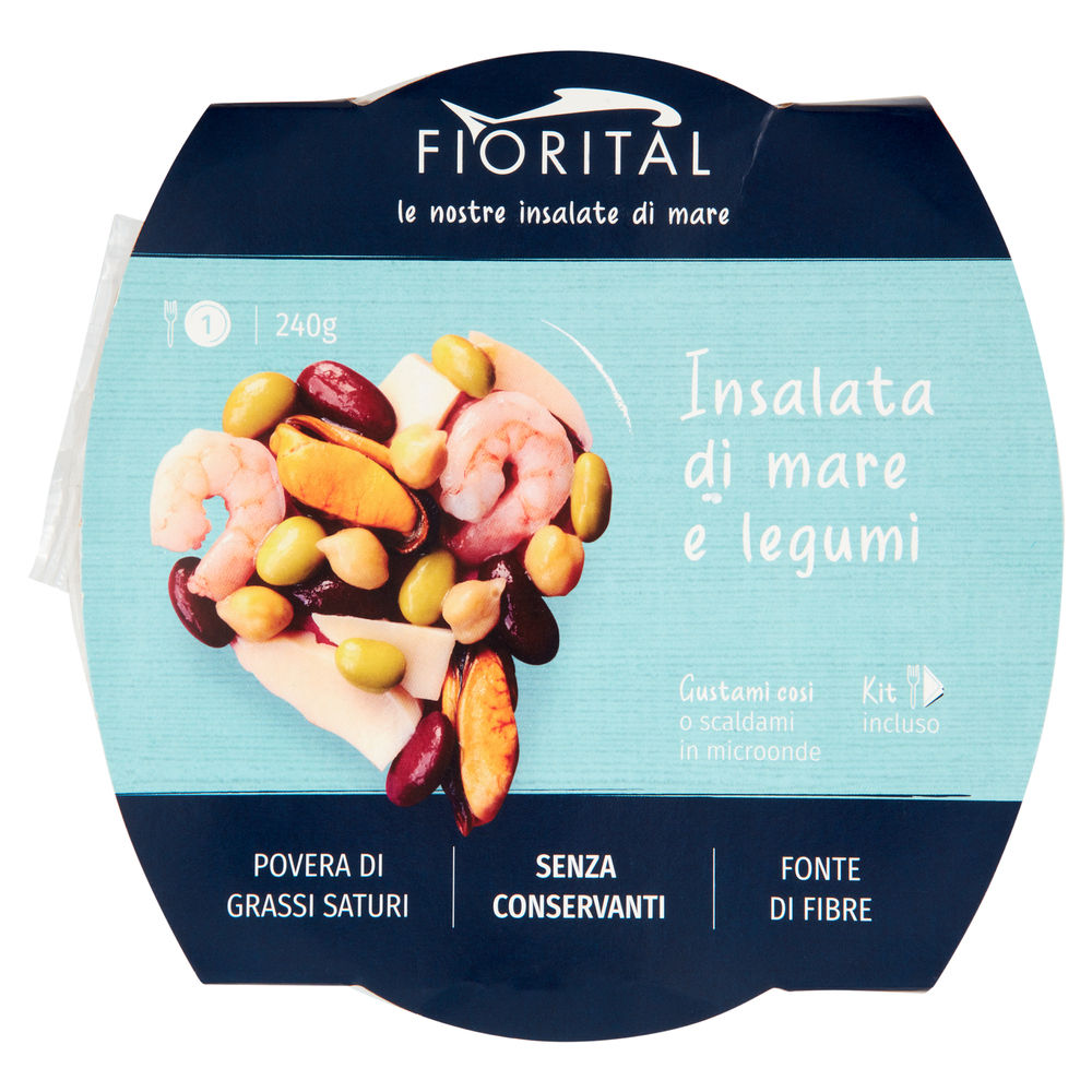 INSALATA DI MARE E LEGUMI FIORITAL PF 240 G ATP - 0