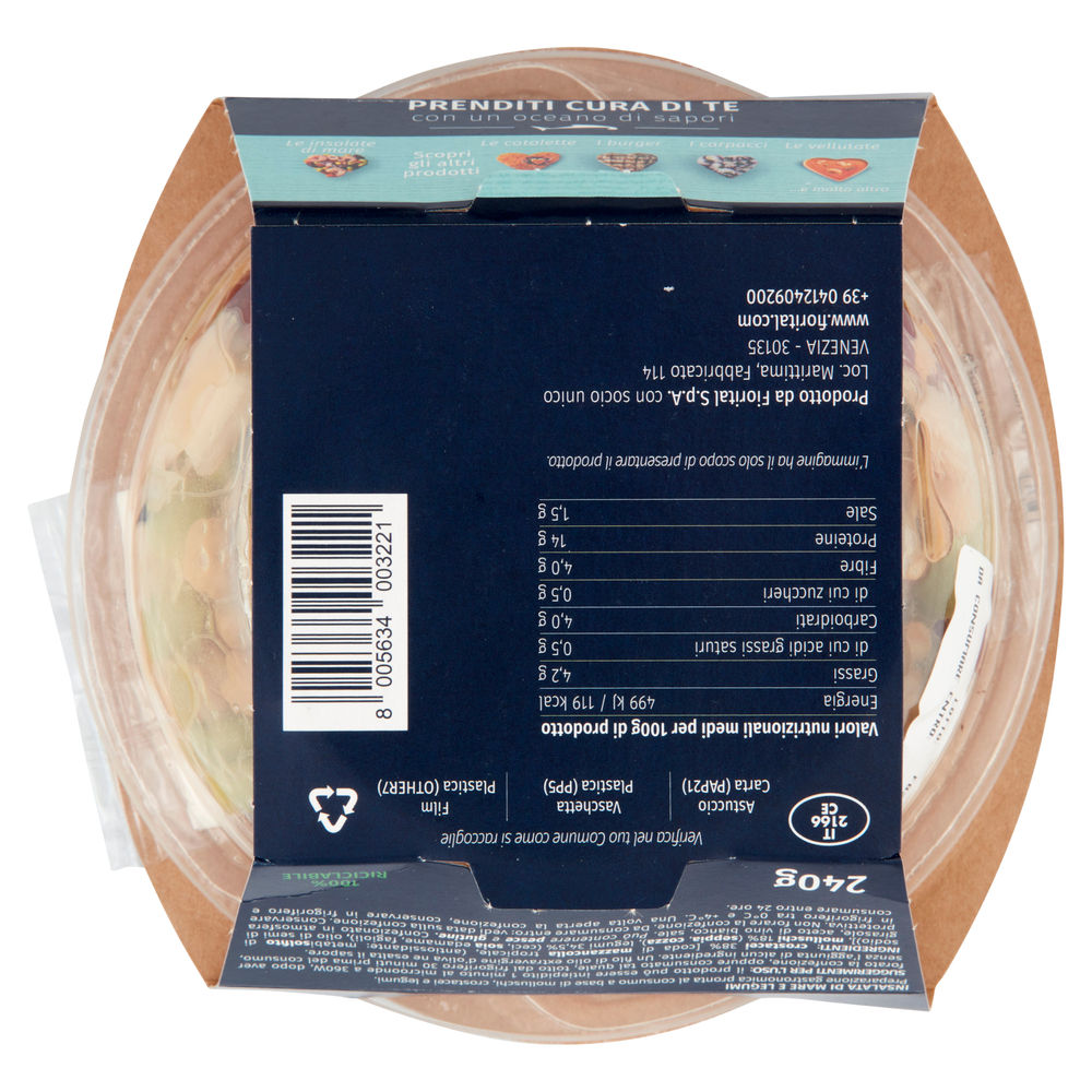 INSALATA DI MARE E LEGUMI FIORITAL PF 240 G ATP - 1