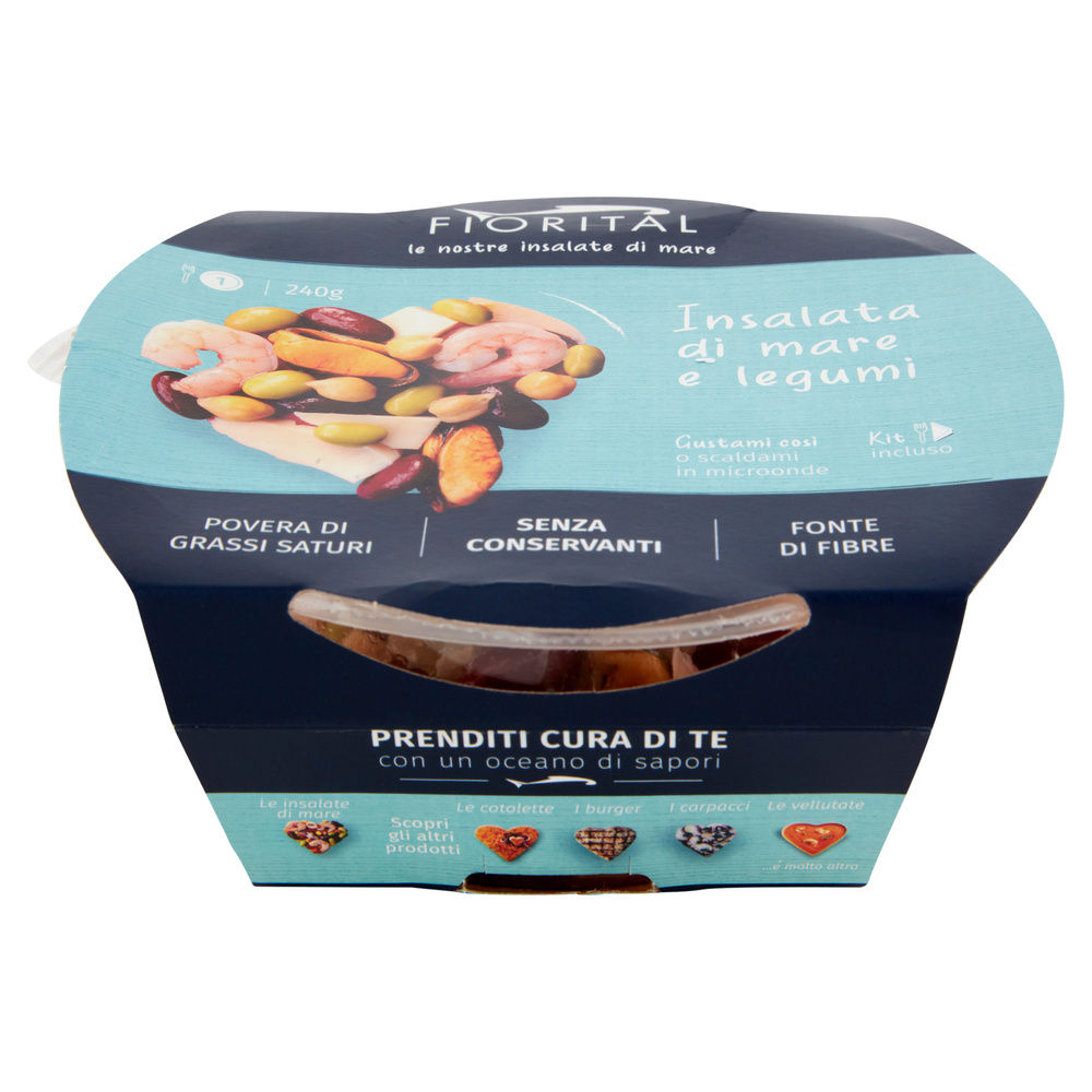 INSALATA DI MARE E LEGUMI FIORITAL PF 240 G ATP - 6
