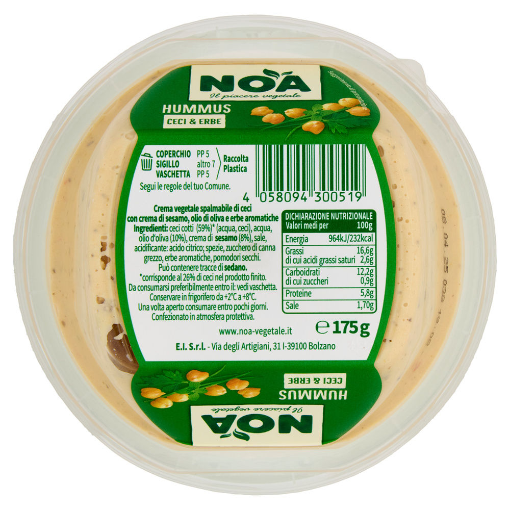 HUMMUS DI CECI & ERBE NOA G 175 - 1