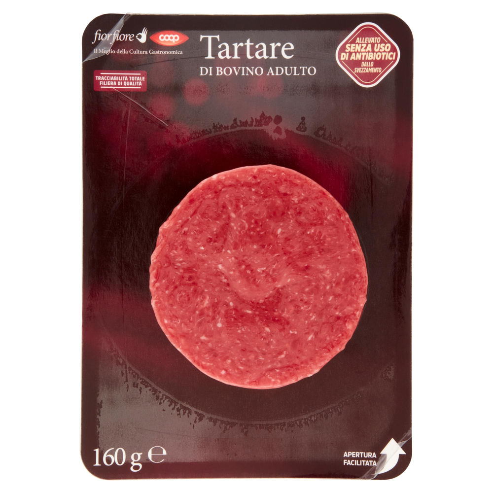 TARTARE DI BOVINO ADULTO ALS SKIN 160 G FIOR FIORE - 0