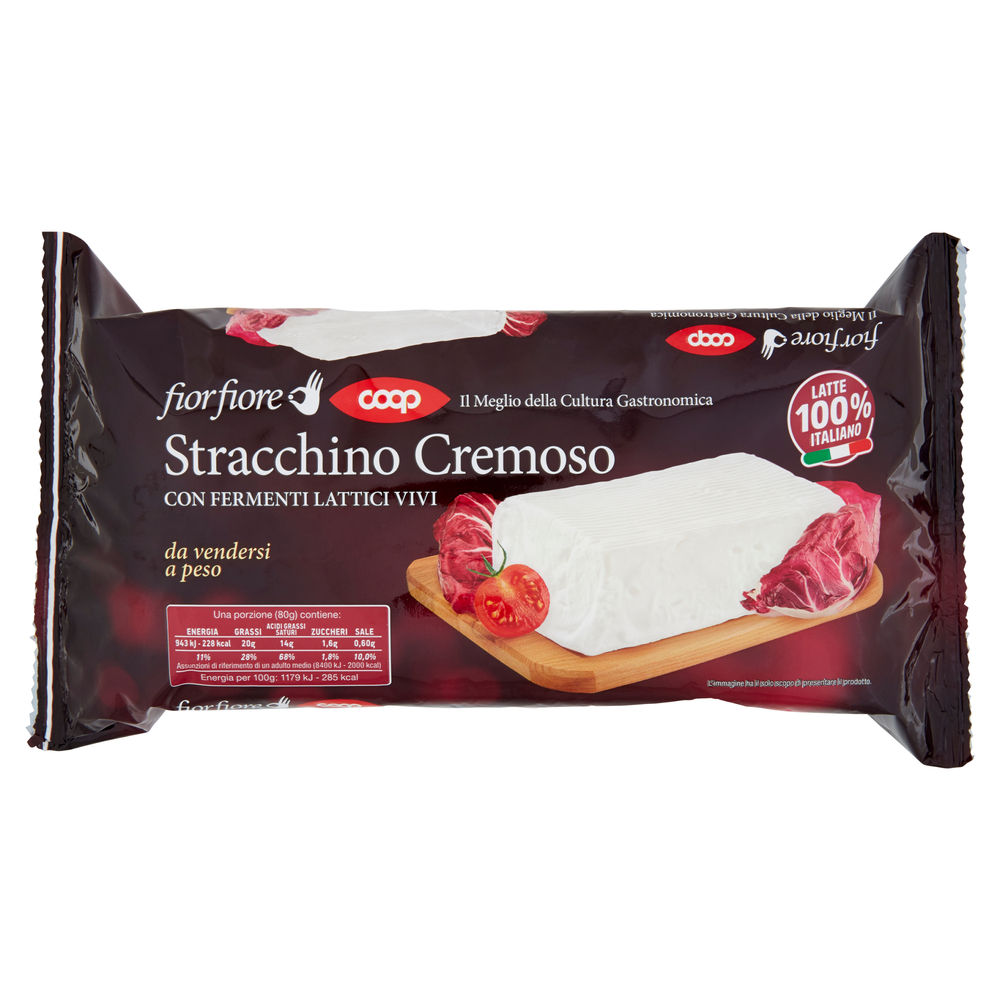 STRACCHINO CREMOSO COOP FIOR FIORE FLOW-PACK KG 1 CA - 0