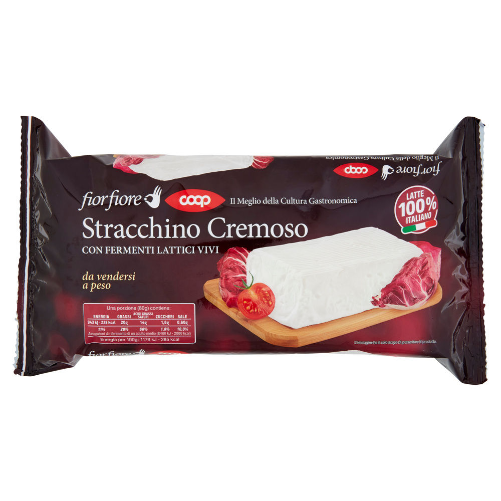 STRACCHINO CREMOSO COOP FIOR FIORE FLOW-PACK KG 1 CA - 5