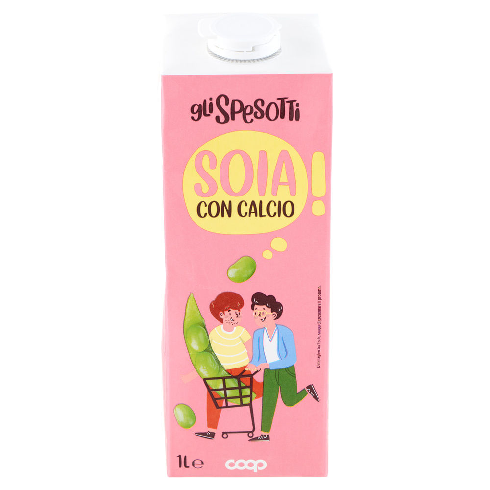 BEVANDA DI SOIA ARRICCHITA C/CALCIO SENZA ZUCCHERI AGGIUNTI GLI SPESOTTI COOP L1 - 2