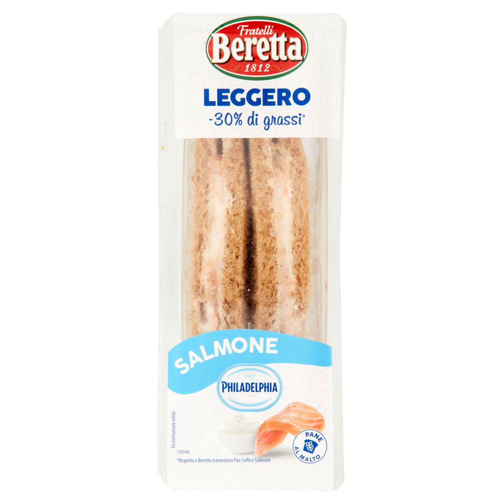 TRAMEZZINI BERETTA PIÙ SALMONE E PHILADELPHIA G 130 - 10