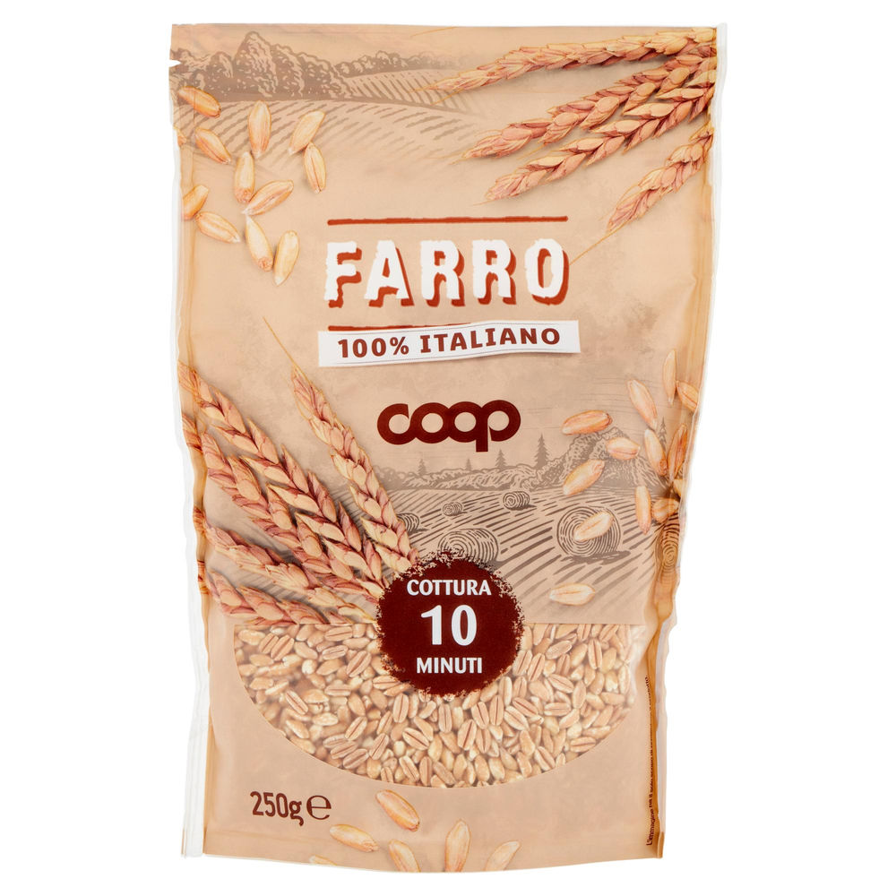 Farro rapida cottura 10 minuti coop doypack g 250