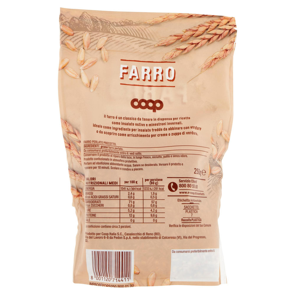 FARRO RAPIDA COTTURA 10 MINUTI COOP DOYPACK G 250 - 1