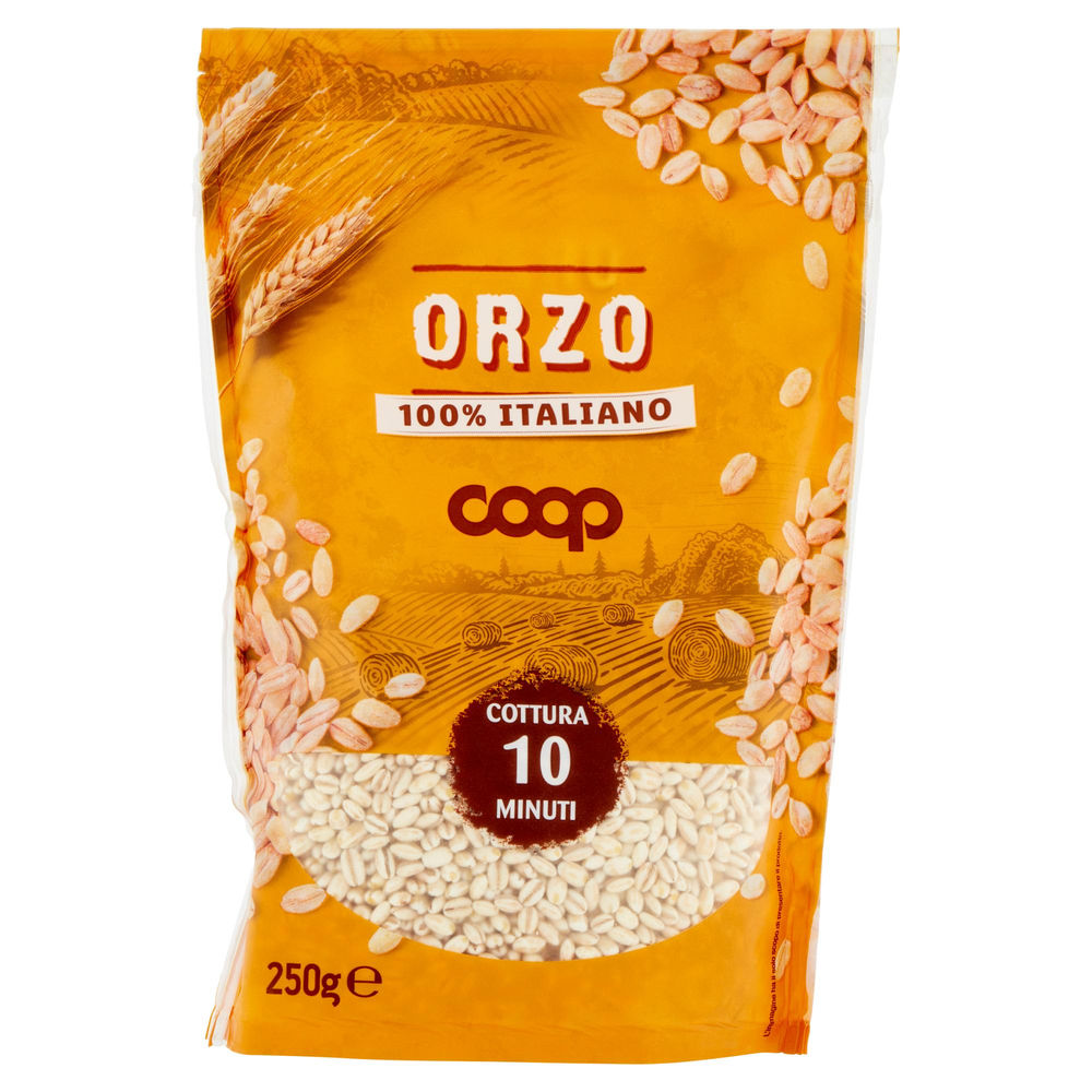 Orzo rapida cottura 10 minuti coop doypack g 250