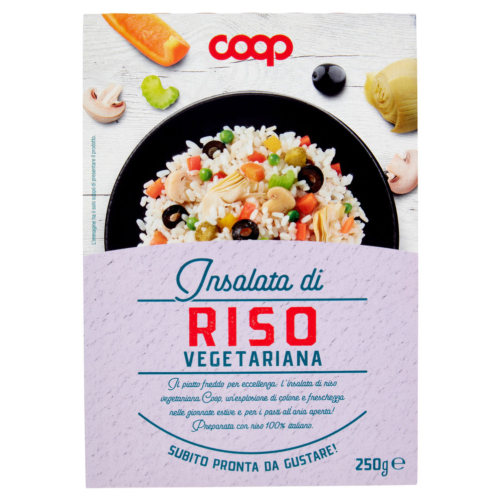 Insalata di riso vegetariana coop g 250