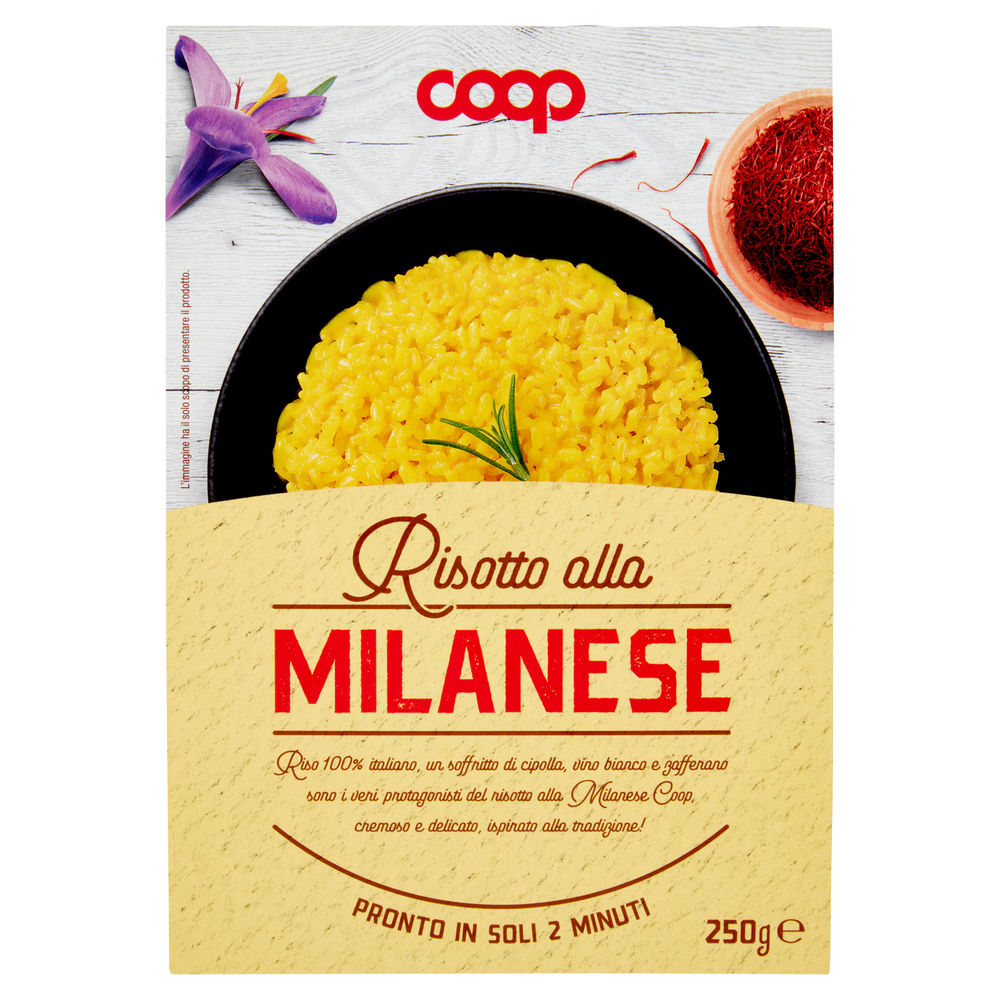 Risotto alla milanese coop g 250