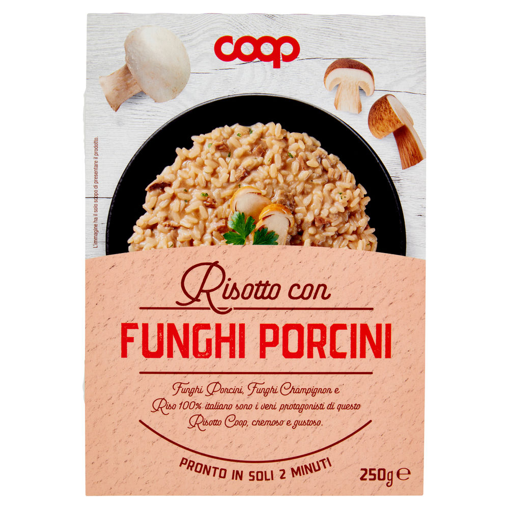 RISOTTO CON FUNGHI PORCINI COOP G 250 - 0