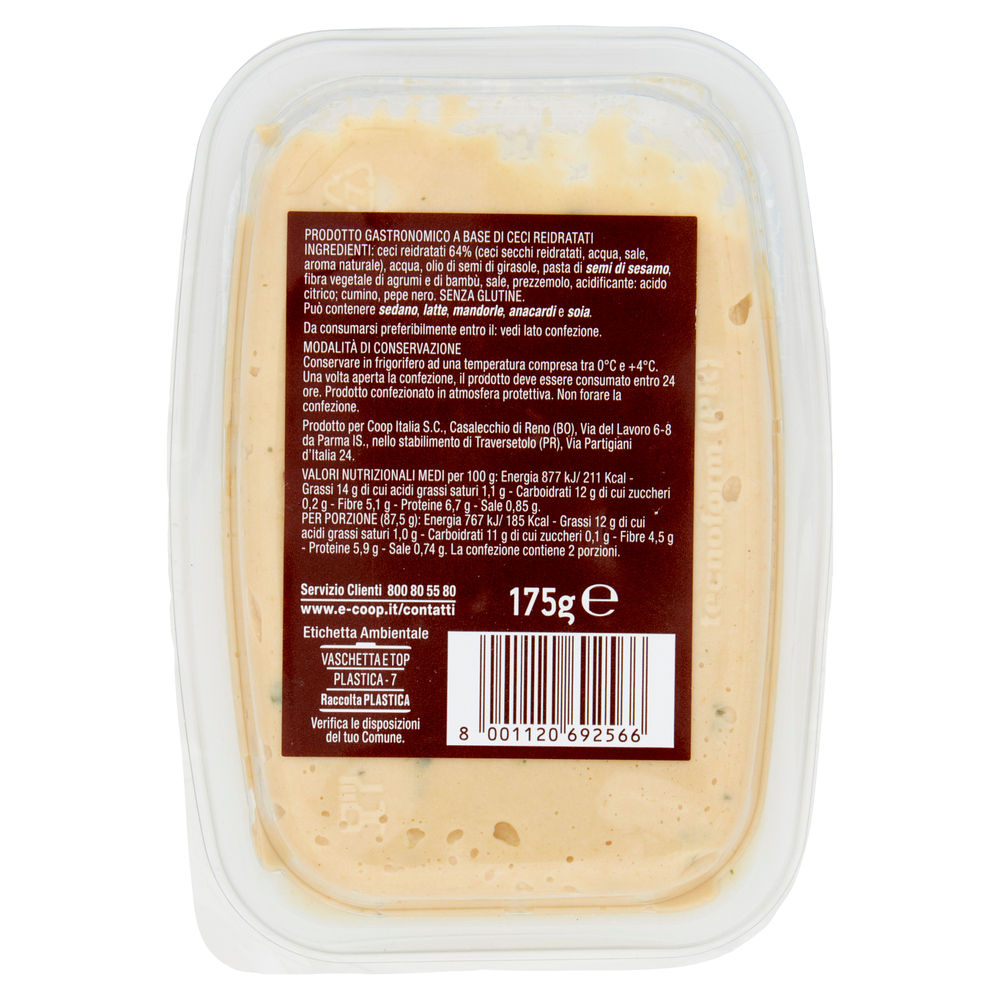 HUMMUS DI CECI SAPORI DAL MONDO COOP G 175 - 1