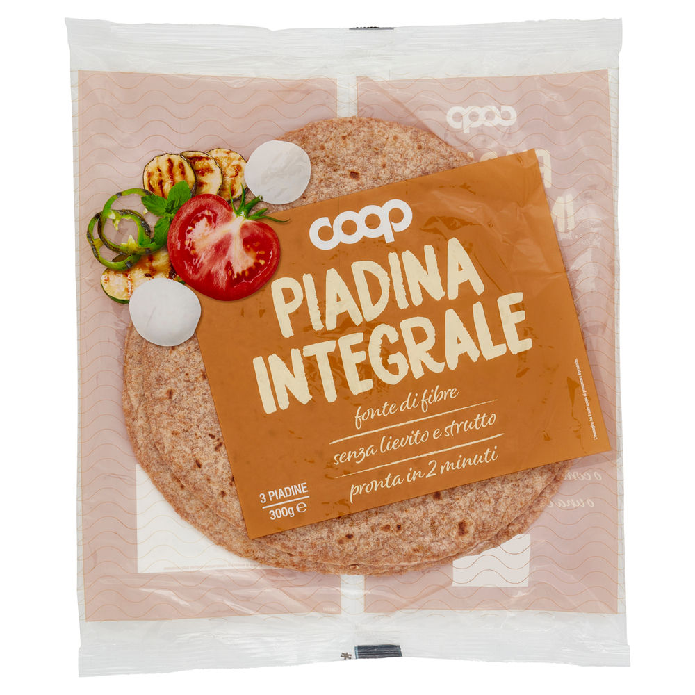 Piadina integrale coop g 300