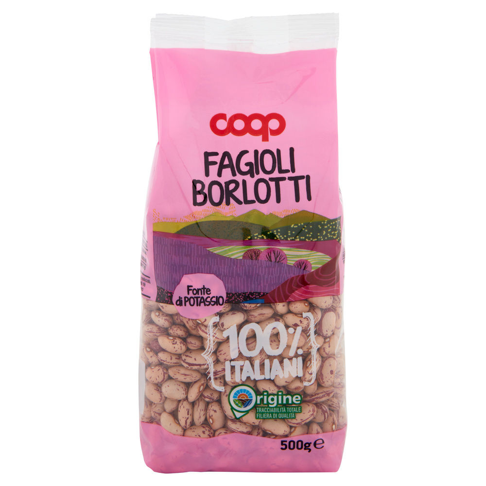 FAGIOLI BORLOTTI 100% ITALIA COOP SH G 500 - 18