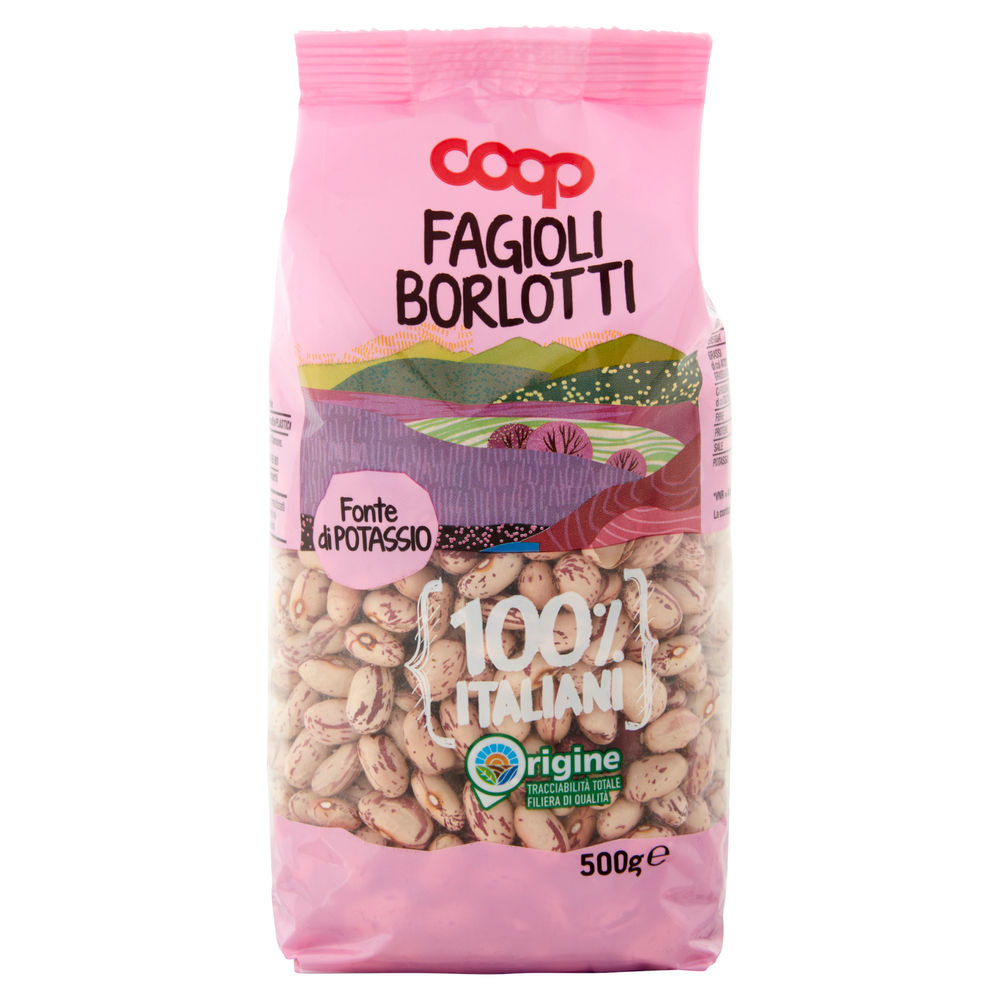 FAGIOLI BORLOTTI 100% ITALIA COOP SH G 500 - 1