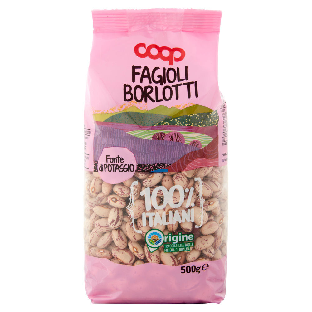 FAGIOLI BORLOTTI 100% ITALIA COOP SH G 500 - 10