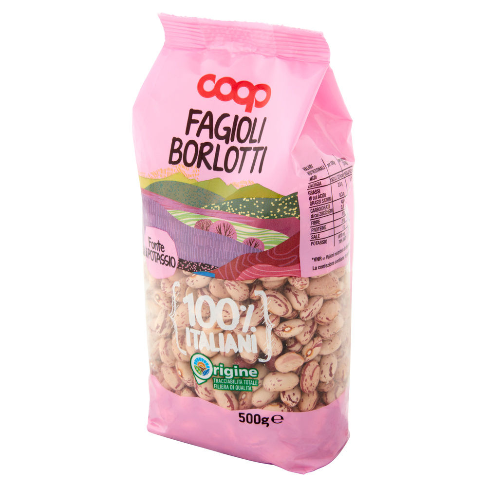 FAGIOLI BORLOTTI 100% ITALIA COOP SH G 500 - 11