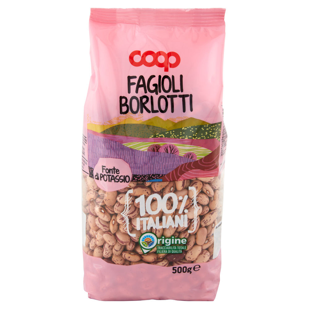 FAGIOLI BORLOTTI 100% ITALIA COOP SH G 500 - 24