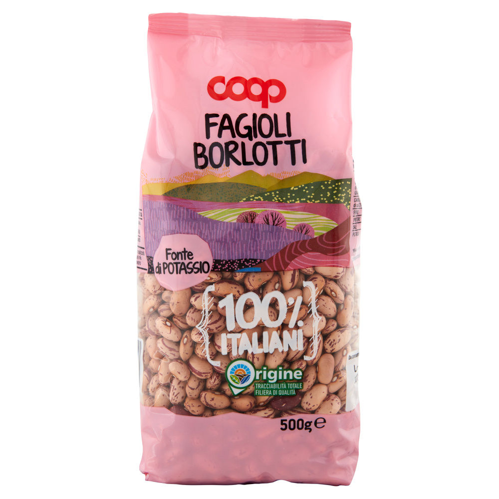 FAGIOLI BORLOTTI 100% ITALIA COOP SH G 500 - 25