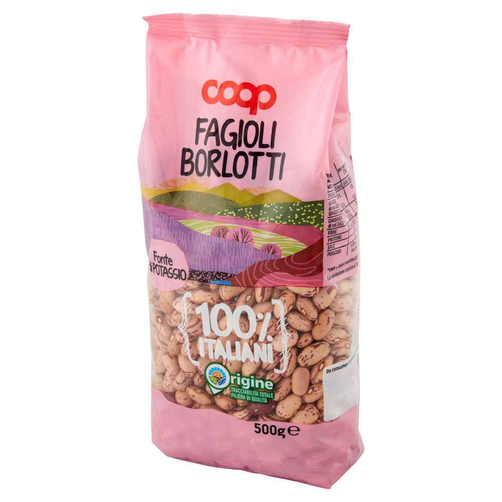 FAGIOLI BORLOTTI 100% ITALIA COOP SH G 500 - 23