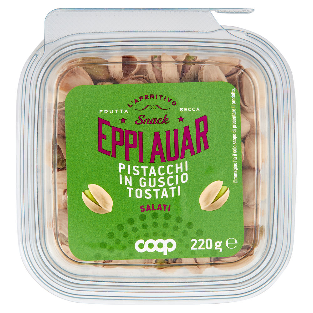 PISTACCHI TOSTATI SALATI EPPI AUAR COOP VH G 220 - 0