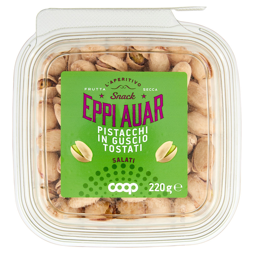 PISTACCHI TOSTATI SALATI EPPI AUAR COOP VH G 220 - 1