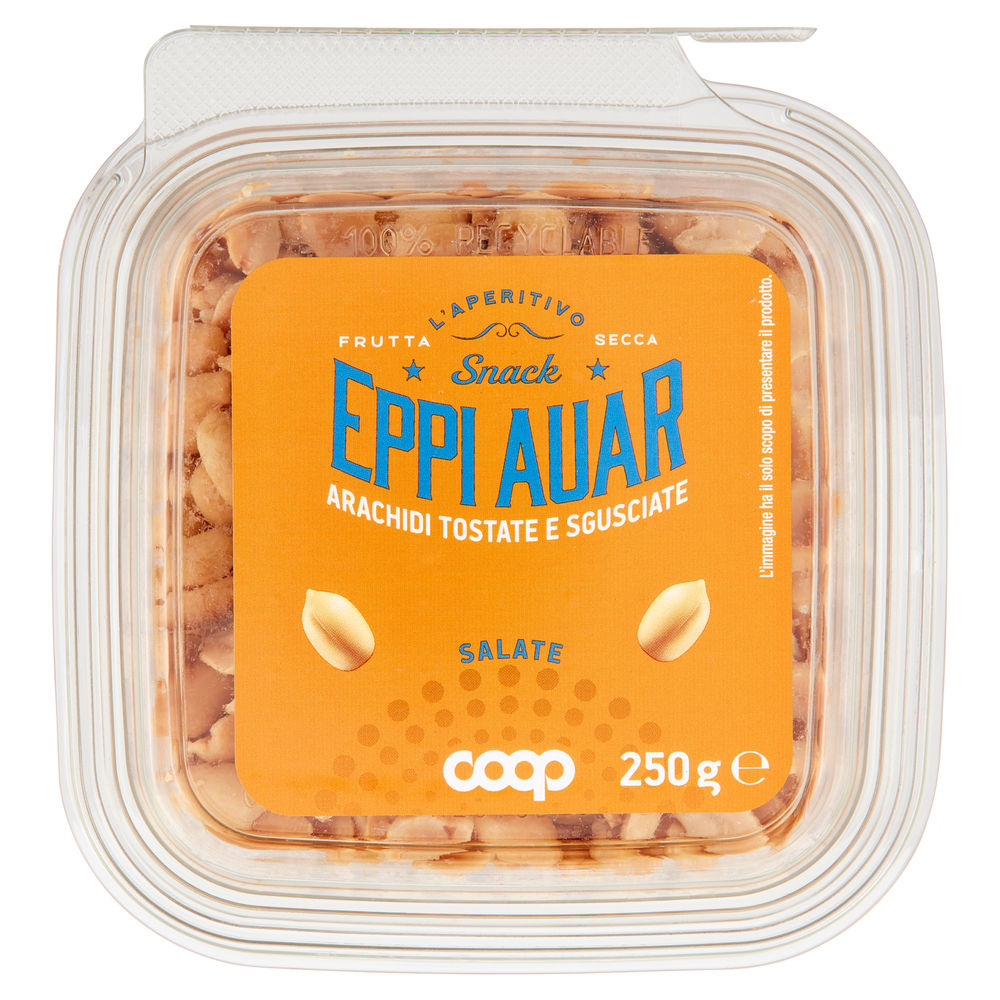 ARACHIDI SGUSCIATE TOSTATE SALATE EPPI AUAR COOP VH G 250 - 0