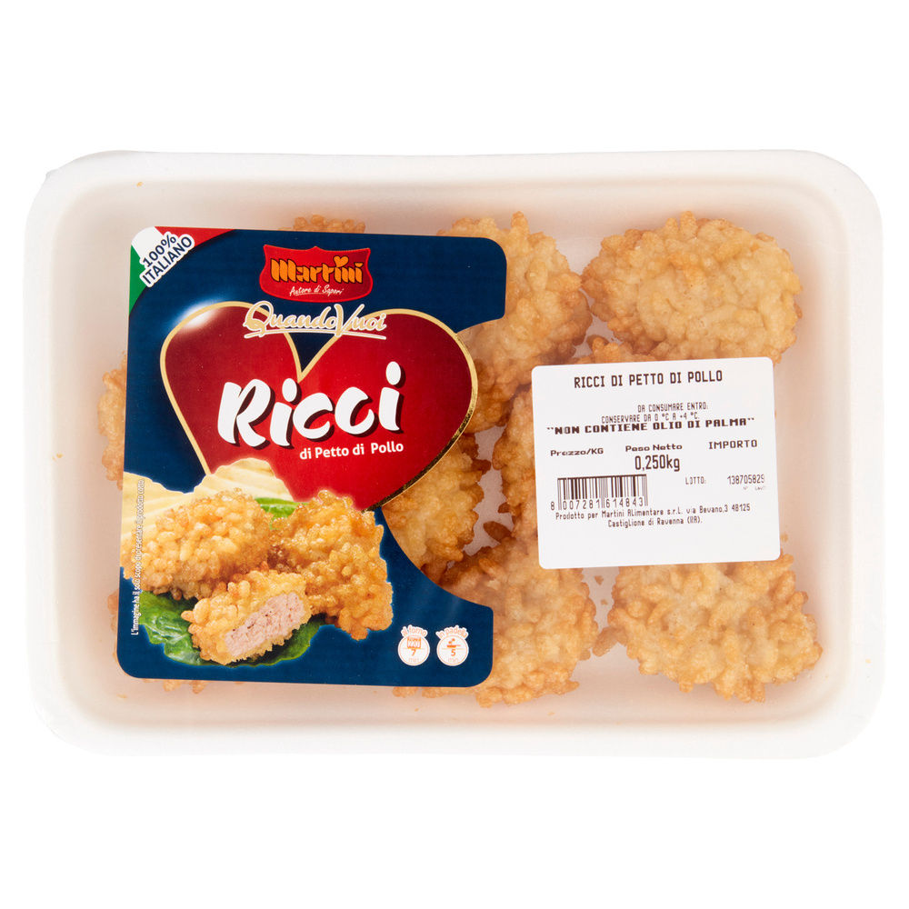 RICCI DI POLLO C/PATATE 250G CF - 7