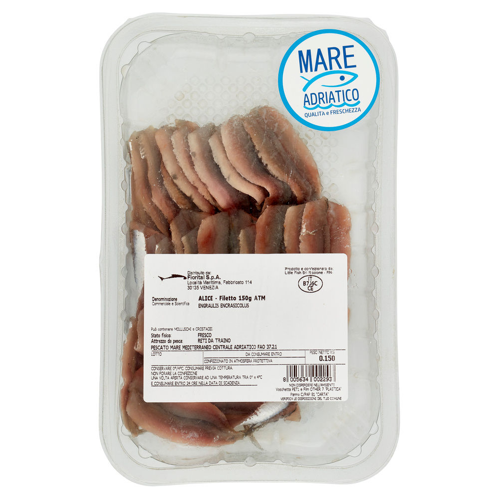FILETTI DI ALICE MAR ADRIATICO PF 150 G ATP - 2