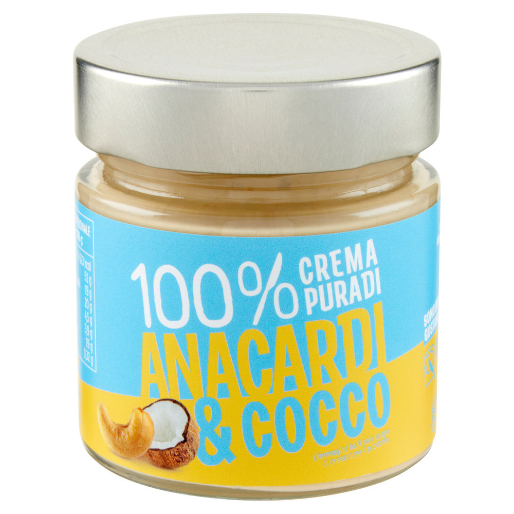 CREMA PURA 100% ANACARDI E COCCO VASO G 175 - 2