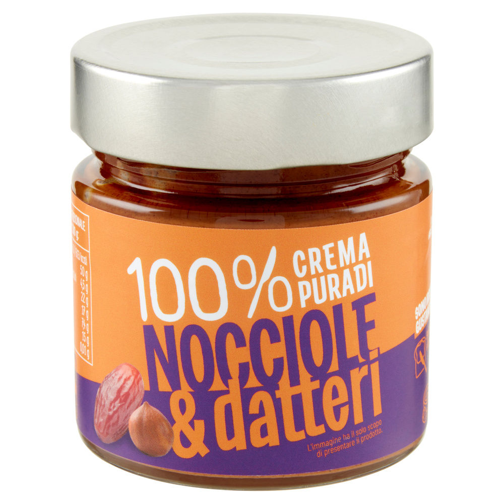 CREMA PURA 100% NOCCIOLA E DATTERI VASO G 175 - 2