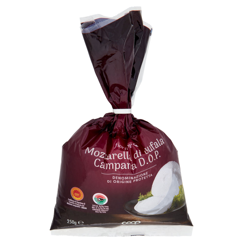 Mozzarella di bufala campana dop fior fiore coop g 250