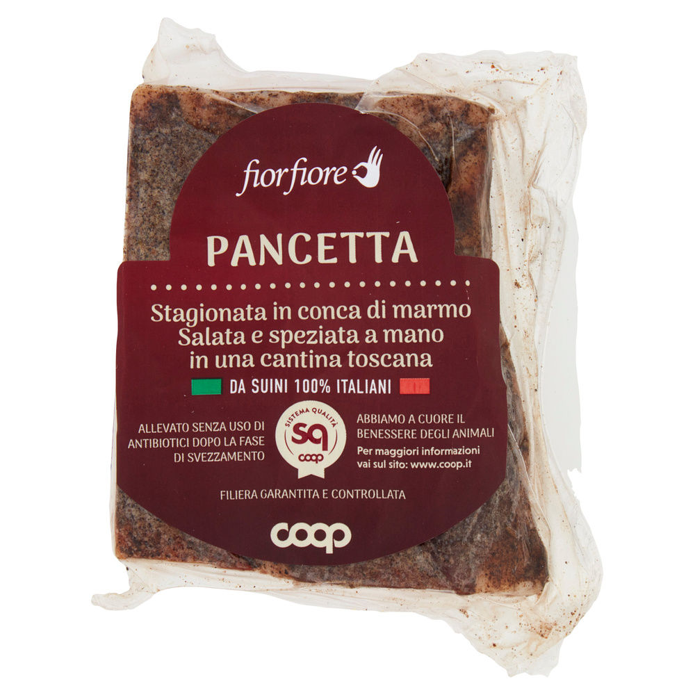 PANCETTA STESA STAGIONATA A TRANCIO COOP FIOR FIORE SFUSO G 300 CA PRZ - 2