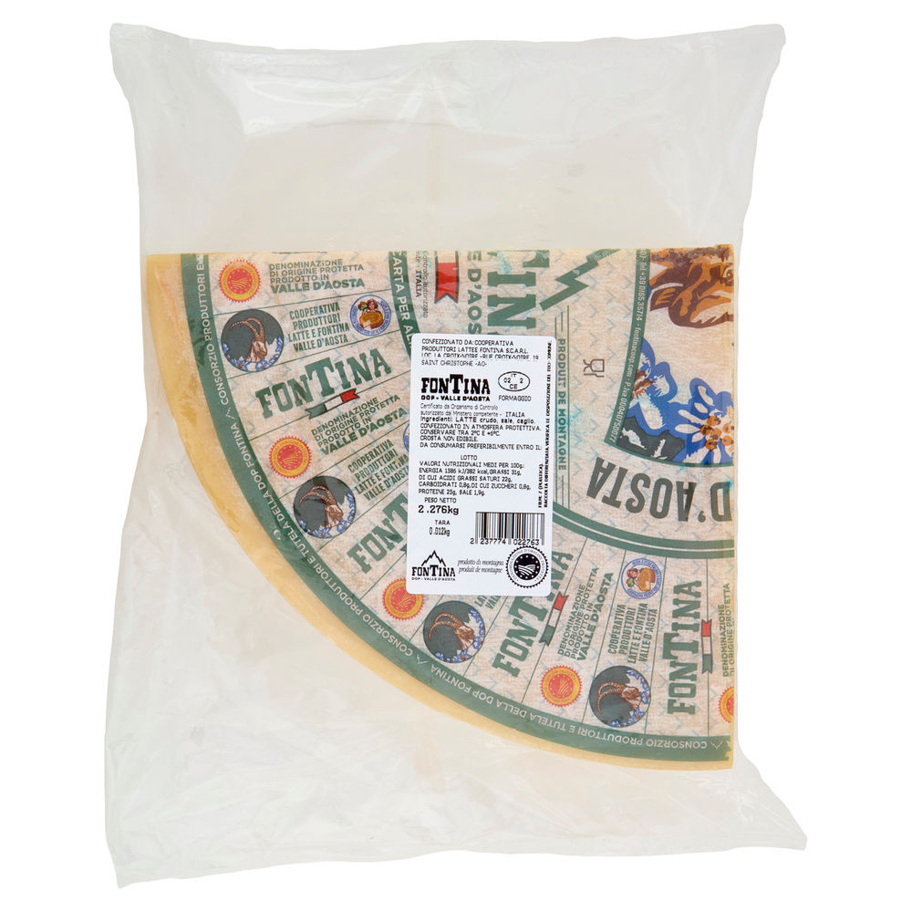 FONTINA DOP CLASSICA PROD.RI LATTE FONTINA 1/4 SV 2 KG CA - 3