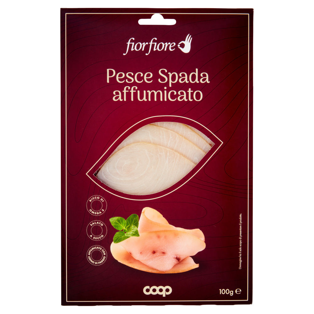 PESCE SPADA  AFFUMICATO FIOR FIORE COOP ASTUCCIO SV G 100 - 2