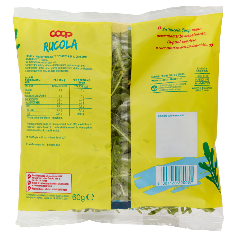 RUCOLA COOP IT BS G 60 - 7